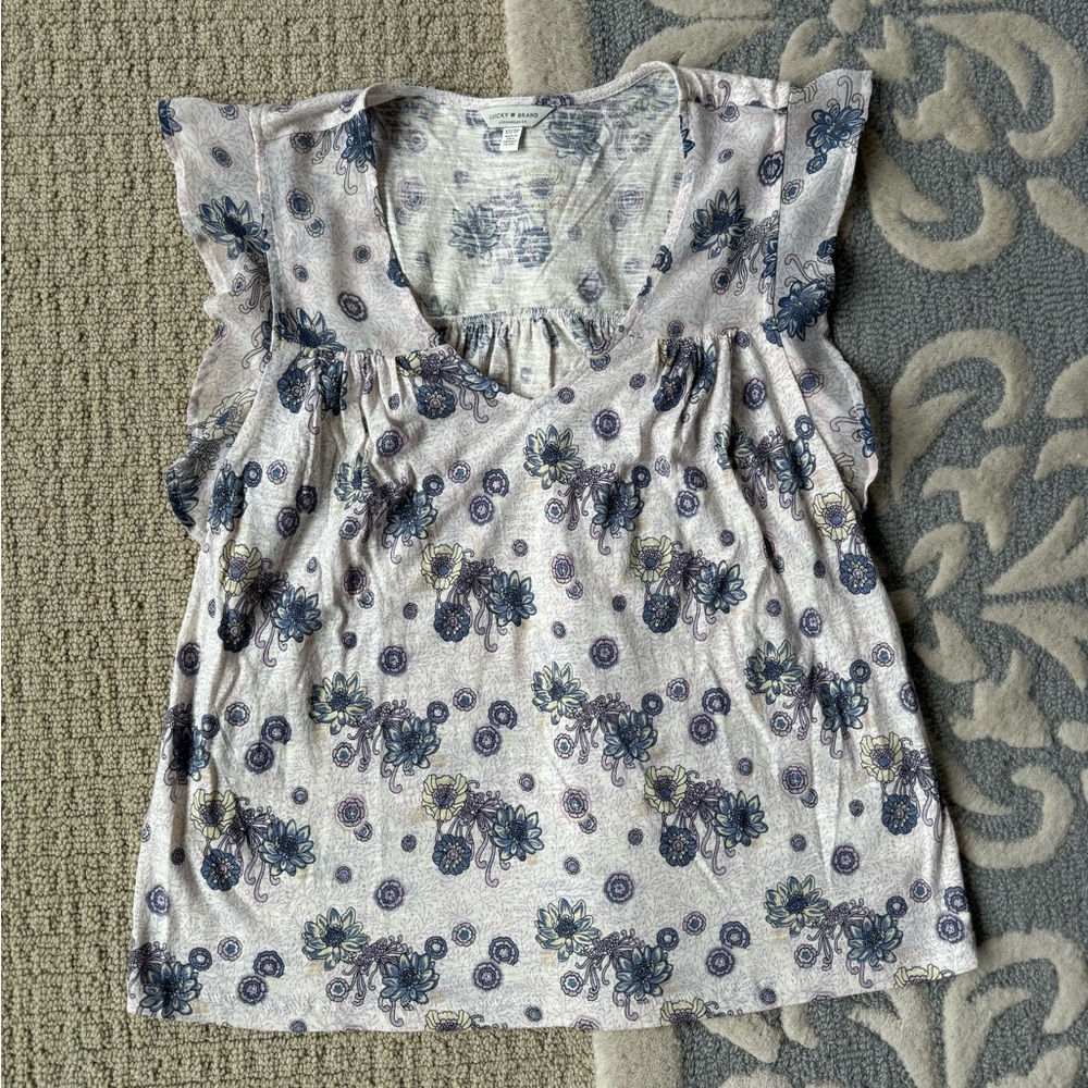 Lucky Brand floral print top